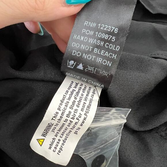 Mustard Seed Halter Black Mini Dress Romper Tiered Ruffle Y2K Goth Scene Medium - Picture 10 of 10